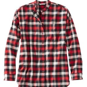 NWT L.L.Bean Signature Lightweight Flannel Shirt